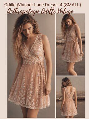 Anthropologie -Odille Whisper Lace Dress — 4